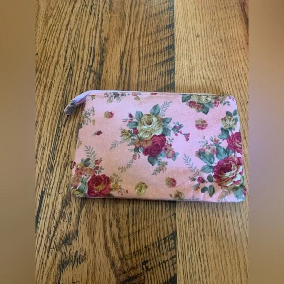 Anna sui pouch bag purse pink floral bag - Picture 6 of 8